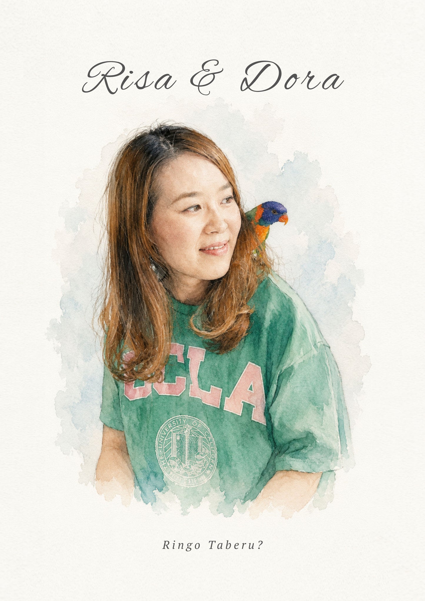 写真からつくる水彩イラスト