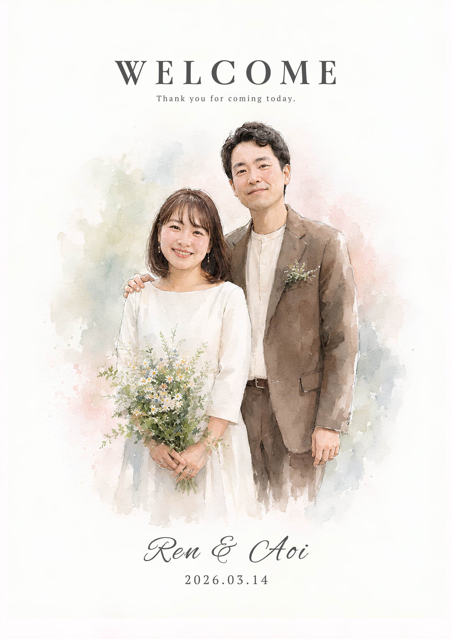 写真からつくる水彩イラスト